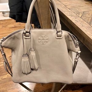 Tory Burch Grey Satchel Bag